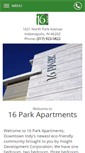 Mobile Screenshot of 16parkapartments.com